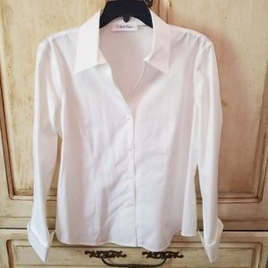 Calvin Klein White Button Up